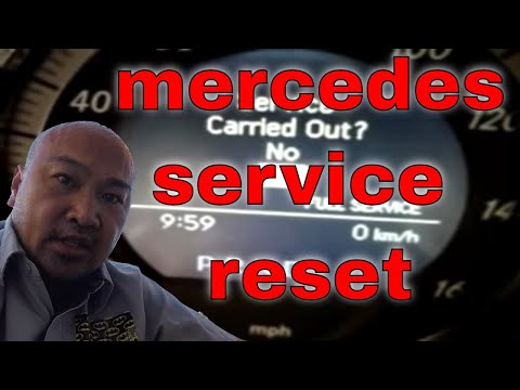 DIY How to reset the service indicator light on a 2010 Mercedes Benz GLK350