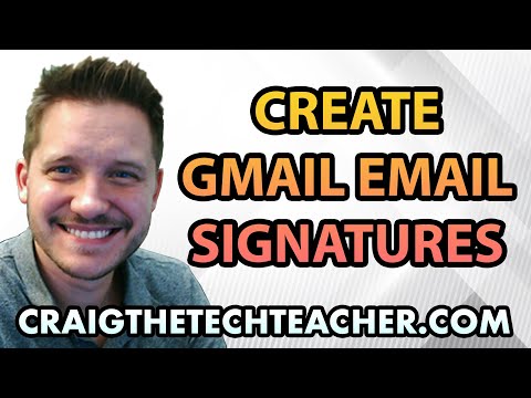 how to create signature in gmail