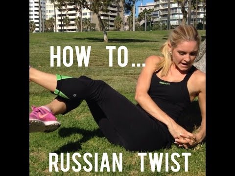how to perform russian twist