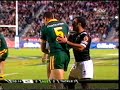 Rugby League:  Another one hits the turf.