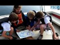 SCHARENDIJKE - Leerlingen van de Helcherseeschool in Scharendijke dachten woensdag een fietstocht met school te maken. Maar bij de jachthaven aangekomen, werden ze in groepjes verdeeld over vijf zeilboten. De hele dag kregen ze les in zeilen, surfen en standup-peddelen op het Grevelingenmeer. De lessen worden gegeven door Zeil- en Surfcentrum Brouwersdam. De school doet mee aan het project Rondje Watersport dat de provincie Zeeland in het kader van het Zeeuws jaar van het Water subsidieert. ,,Zoals Oostenrijkse kinderen allemaal kunnen skiën, zo zouden Zeeuwse kinderen vertrouwd moeten zijn met de watersport,
