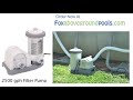 Order Here: foxabovegroundpools.com The New Intex 2500 gph filter pump provides efficient pool filtration and is essential for a quality swimming experience. Who wants to swim in a dirty pool? Built-in auto timer with preset 2 to 12 hour filtering cycles makes pool maintenance easy. Plus the auto times saves energy and extends filter pump life.