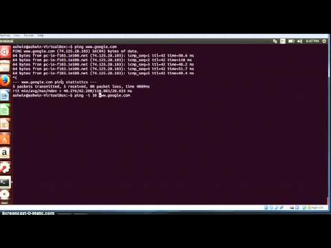 how to ping in linux command