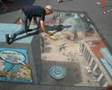 3d chalk art