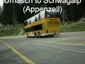 postcar drive from Urnäsch to Schwägalp (Appenzell) Swizerland
