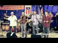 Eddie Montalvo leads his band through exciting charts at Teatro Miranda in the South Bronx
