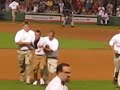 Red Sox Fan Gets Tackled On Field. Doof.