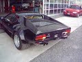 De Tomaso Pantera GT5 firing up at the workshop De Tomaso Pantera GT5 firing up at the workshop