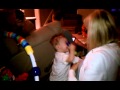 Jackson Helmly playing with his nana