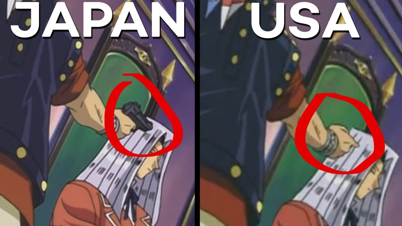 Changes Made to Anime for America (Sailor Moon, YuGiOh, and Power Rangers)