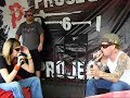 Aly interviews Corey Taylor from Slipknot at the Mayhem Festival at Lakewood on August 12, 2008