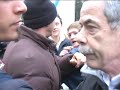 Berlusconi contestato a Vicenza Berlusconi contestato a Vicenza
