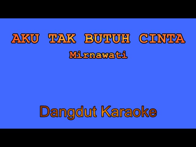 Mp4 Karaoke Dangdut