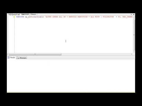 how to rebuild ldf file
