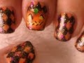 *Jack-O-Lantern* Halloween Nail Art