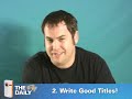Top Ten Tips To Getting More Web Video Views Top Ten Tips To Getting More Web Video Views