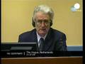 Radovan Karadzic appears before war crimes tribunal