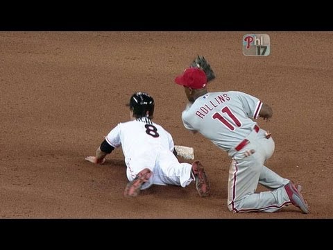 Video: PHI@MIA: D. Young makes catch, nabs Coghlan at second