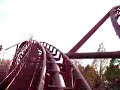 Loop Screw Coaster onride front seat Loop Screw Coaster onride front seat