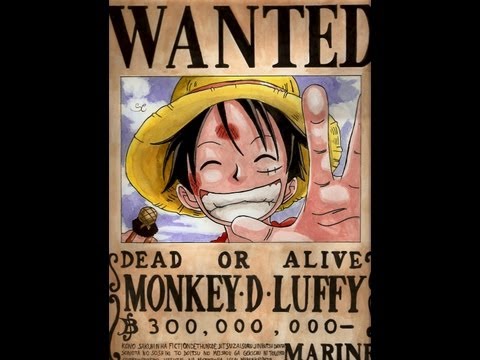 how to draw monkey d'luffy