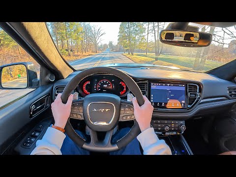 2025 Dodge Durango SRT Hellcat Brass Monkey - POV Golden Hour Backroad Drive (Binaural Audio)