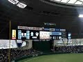 2008年　パ・リーグ開幕戦　西武vs.オリックスのオープニング・セレモニー。選手紹介〜国歌独唱国歌独唱は、松崎しげる