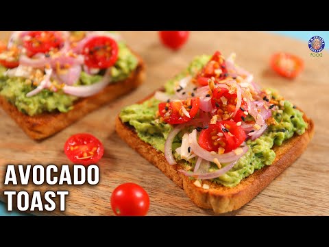 Avocado Toast Recipe | Healthy & Quick Breakfast | Brown Bread Toast Ideas | Easy Toasties | Ruchi