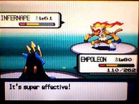 Pokemon Pearl Elite Four Battle 3 -- ...