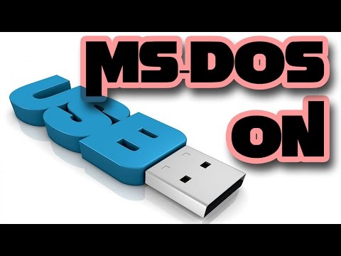 how to install ms dos from usb