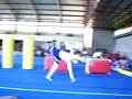 Training double back Training double back