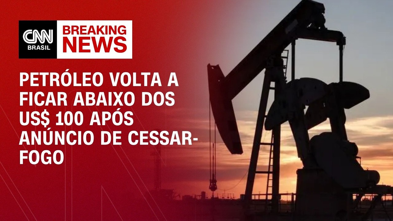 Petróleo cai após anúncio de Trump sobre cessar-fogo entre EUA e Irã | CNN 360°