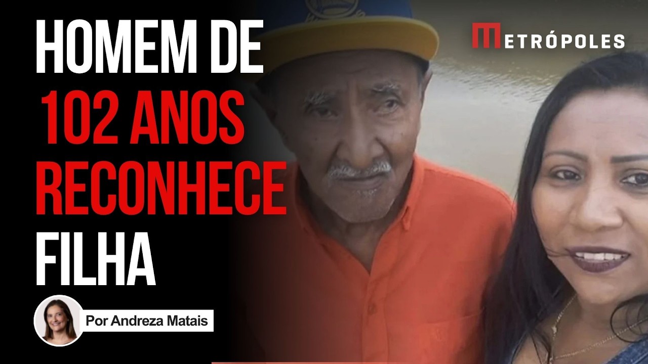 Homem de 102 anos reconhece filha após décadas