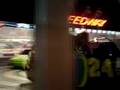 My daughter riding a jeff gordon car at Midland Fair 8-16-08