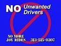 NO MORE JOY RIDES