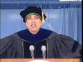 Randy Pausch addressing the CMU 2008 graduating class
