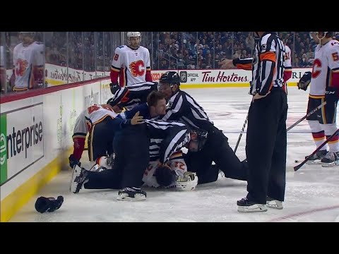 Video: Trouba answers to Hathaway after questionable hit on Hrivik