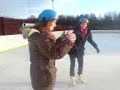 Vi �ker skridskor, och det gick ju bra