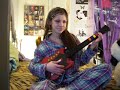 gurl and parrot playing guitar hero2