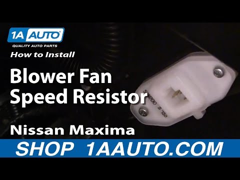 How To Fix Install Blower Fan Speed Resistor 2000-03 Nissan Maxima