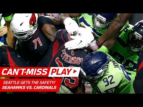 Video: Kam Chancellor Stops Adrian Peterson in the End Zone for a Safety! | Can't-Miss Play | NFL Wk 10