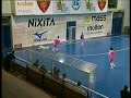 Golaço no futsal.