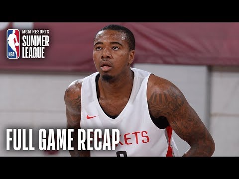 Video: KINGS vs ROCKETS | Houston Edges Out Sacramento | MGM Resorts NBA Summer League