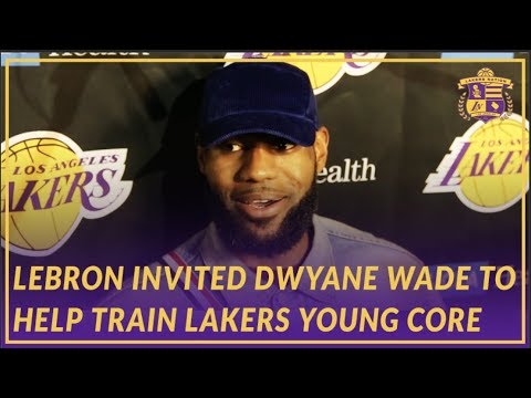Video: Lakers Post Game: LeBron on Wade's Influence, Inviting Him to Train Young Core