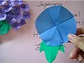 Оригами видеосхема гортензии 2