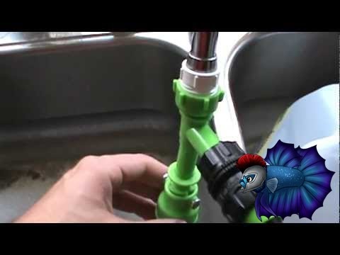 how to drain a fish tank with a python hose