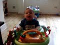 Boys play with taxi