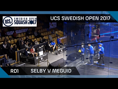 Squash: Selby v Meguid - UCS Swedish Open 2017 Rd1 Highlights