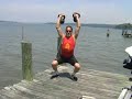 Power Kettlebell Belling on the Dock