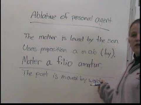 Ablative of Personal Agent