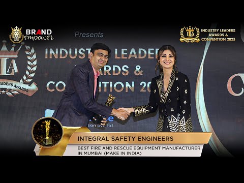 Integral Safety Engineers won Best Fire and Rescue Equipment Manufacturer in Mumbai at ILA 2023